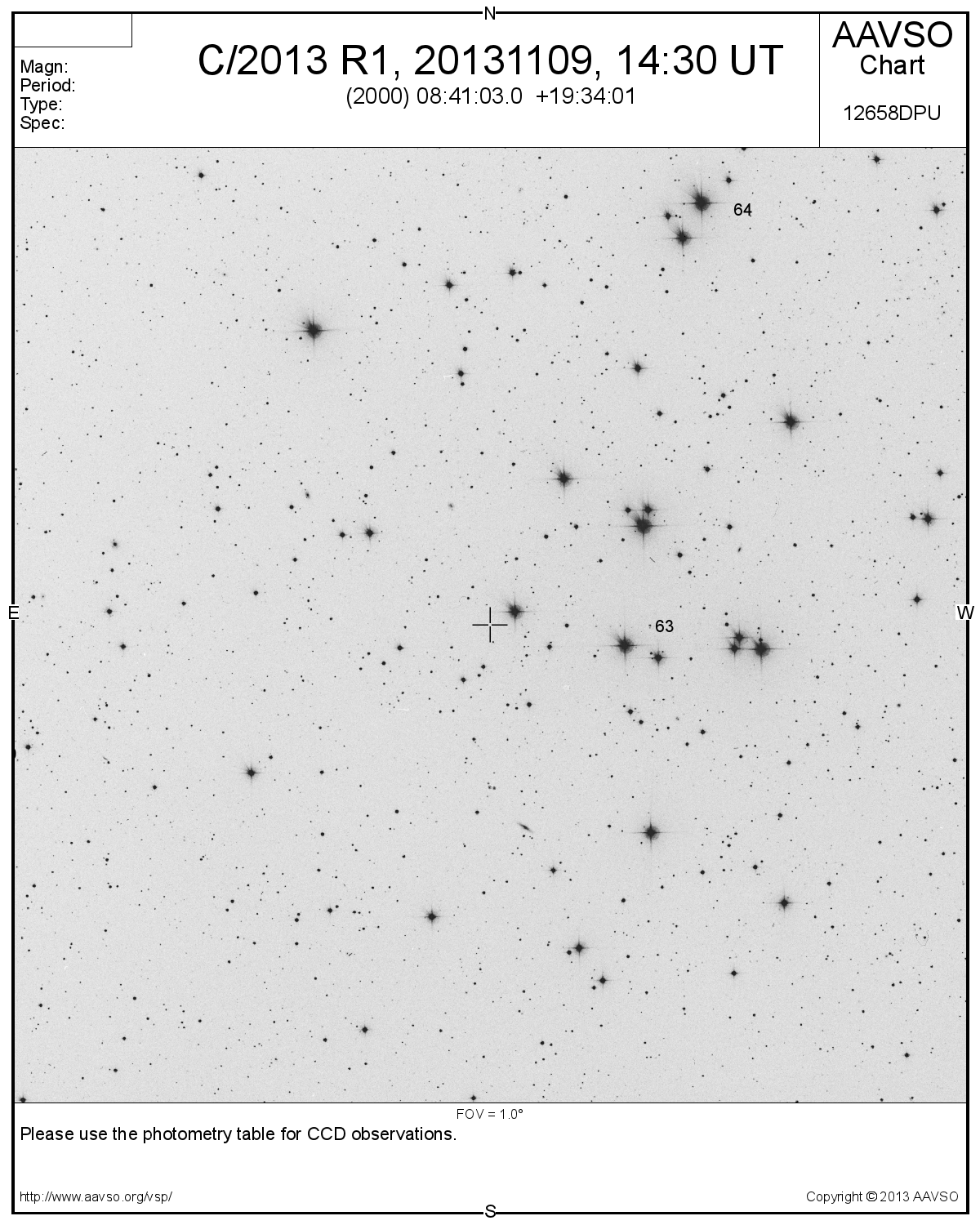 Lovejoy 20131109, 14:30 UT.