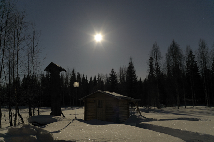 Gussö-obset i väntläge pga allt för starkt månljus.