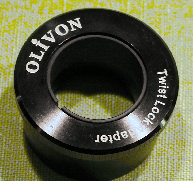 Självcentrerande 1,25&quot; okularadapter (Olivon)