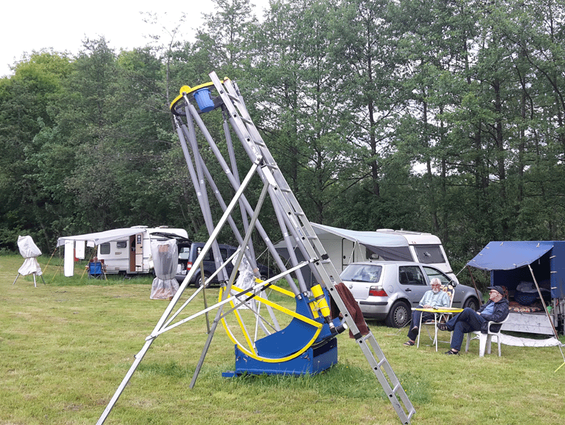 57 cm F5 5 &quot; okularhållare 22 år gammalt hembygge.