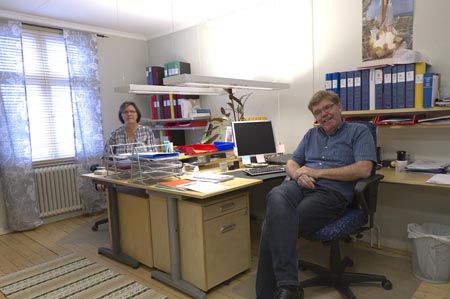 Hans och Berit Almgren på TeleskopService.